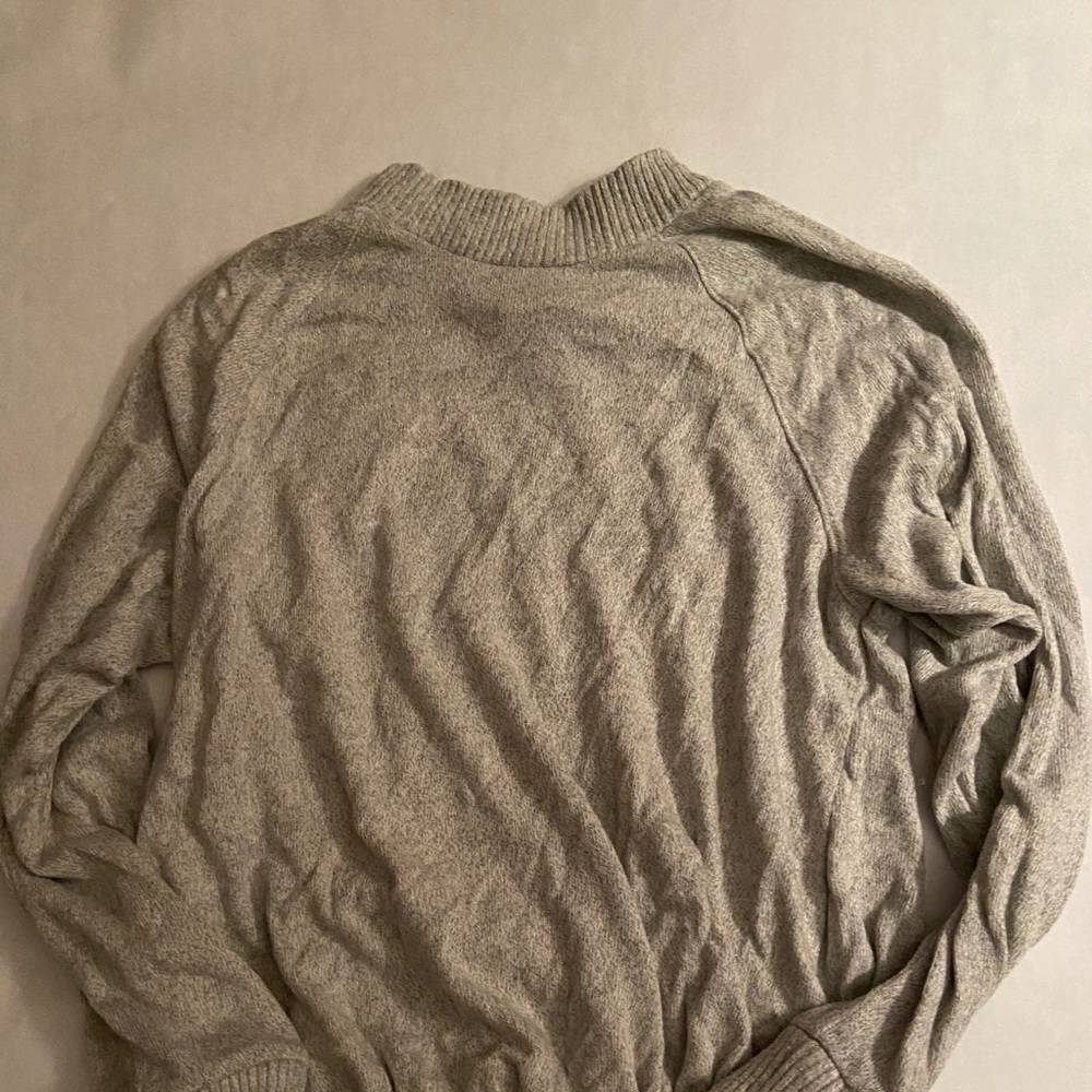 Light Grey cozy sinchable long sleeve